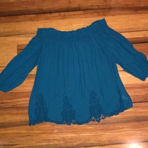 Off the shoulder blouse